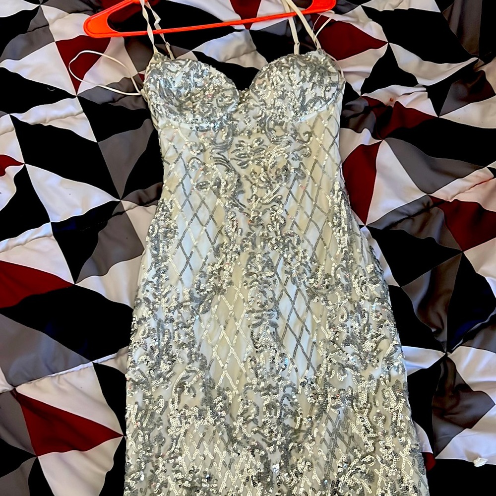 WINDSOR sequin mini formal dress